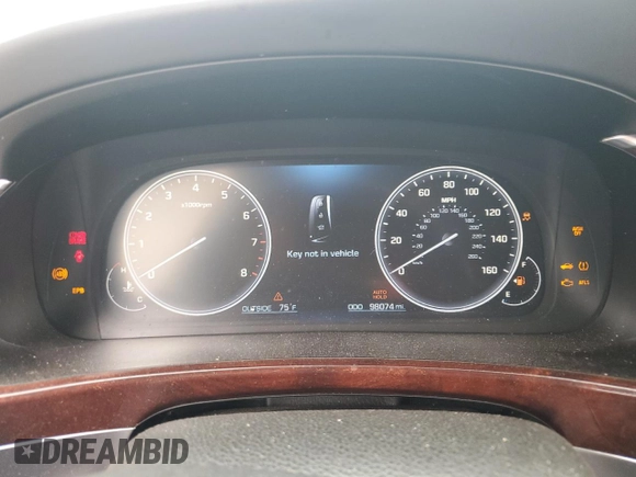 2015 Hyundai Equus Ultimate z VIN KMHGH4JH4FU096943, wystawiony jako Copart lot #70185544 z przebiegiem 98 074 mil mil oraz Szkoda całkowita • Salvage title. Historia ofert i sprzedaży dostępna na DreamBid. Obrazek 9.