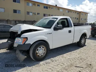 2012 Ford F-150 XL with VIN 1FTMF1CM0CFC82355, listed as a Copart auction lot 53418084 with 0 mi miles and Salvage Title. Bid and sale history available at carsss.com. Image 1.