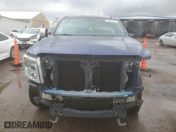 2017 Nissan Titan Platinum Reserve z VIN 1N6BA1F40HN569996, wystawiony jako Copart lot #55887505 z przebiegiem 93 488 mil mil oraz Szkoda całkowita • Salvage title. Historia ofert i sprzedaży dostępna na DreamBid. Obrazek 5.