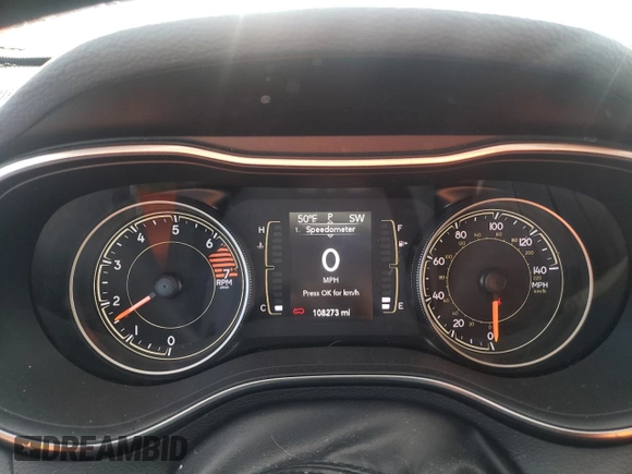2020 Jeep Cherokee Latitude with VIN 1C4PJLCB7LD610291, listed as a Copart auction lot 45056635 with 108,273 mi miles and Salvage Title. Bid and sale history available at DreamBid. Image 9.