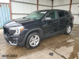 2022 GMC Terrain SLE with VIN 3GKALTEV0NL142557, listed as a Copart auction lot 51690165 with 96,360 mi miles and Clean Title. Bid and sale history available at carsss.com. Image 1.
