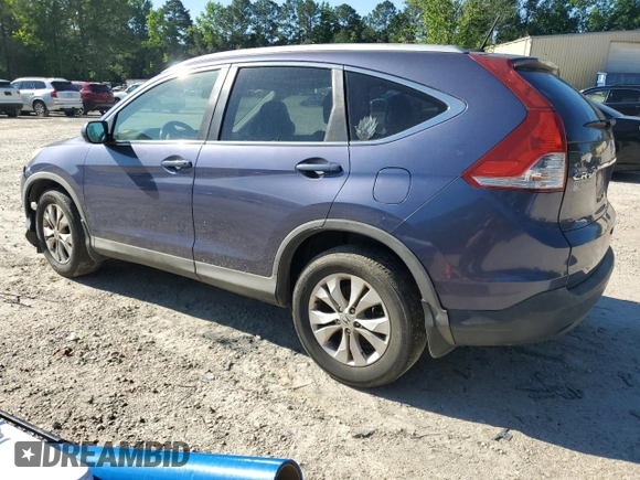 2013 Honda CR-V EX-L z VIN 2HKRM4H73DH658988, wystawiony jako Copart lot #58284325 z przebiegiem 240 778 mil mil oraz Tytuł czysty. Historia ofert i sprzedaży dostępna na DreamBid. Obrazek 2.