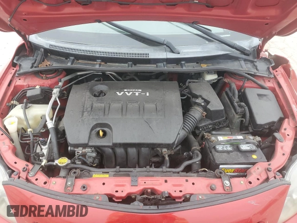2010 Toyota Corolla with VIN 1NXBU4EE9AZ370913, listed as a Copart auction lot 45695665 with Not provided miles and Salvage title. Bid and sale history available at DreamBid. Image 11.