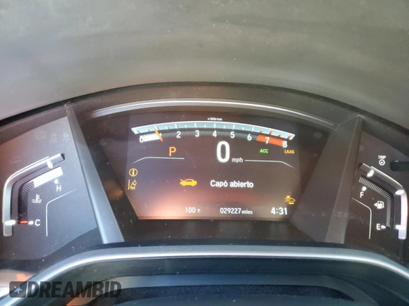 2022 Honda CR-V EX-L with VIN 5J6RW1H86NA013675, listed as a Copart auction lot 56299485 with 29,227 mi miles and Salvage title. Bid and sale history available at DreamBid. Image 9.