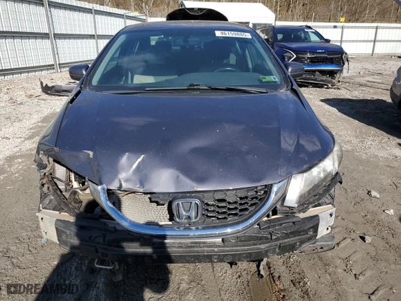 2015 Honda Civic Sedan LX with VIN 2HGFB2F52FH509628, listed as a Copart auction lot 46159885 with 150,759 mi miles and Salvage Title. Bid and sale history available at carsss.com. Image 5.