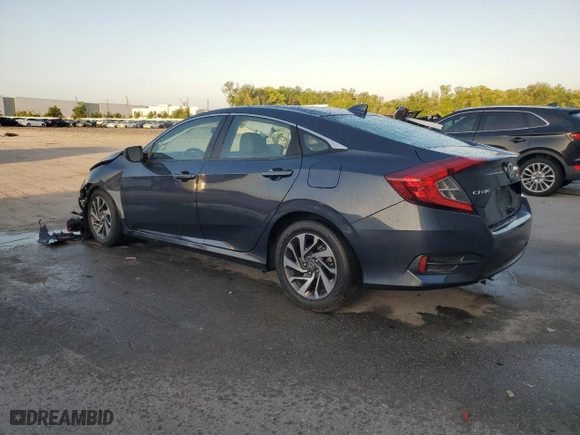 2017 Honda Civic Sedan EX with VIN 19XFC2F73HE073609, listed as a Copart auction lot 51757775 with 55,946 mi miles and Salvage Title. Bid and sale history available at carsss.com. Image 2.