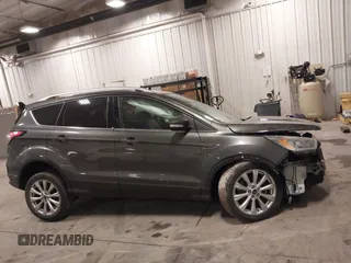 2017 Ford Escape Titanium with VIN 1FMCU9JD7HUE46427, listed as a IAAI auction lot 41808083 with 55,201 mi miles. Bid and sale history available at carsss.com. Image 14.