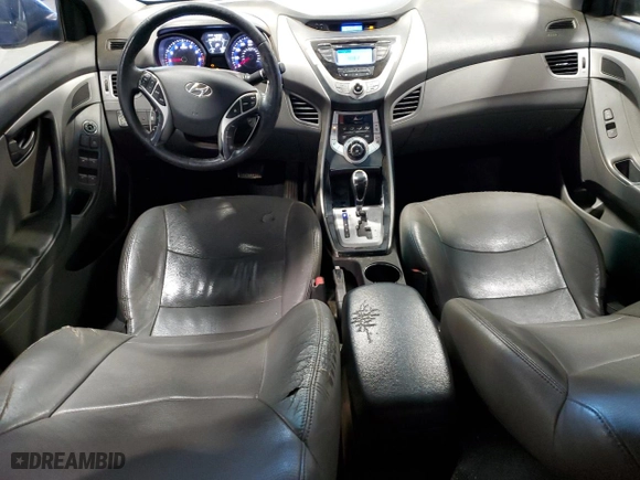 2012 Hyundai Elantra Limited with VIN 5NPDH4AE5CH087140, listed as a Copart auction lot 84626734 with 248,421 mi miles and Salvage Title. Bid and sale history available at carsss.com. Image 8.
