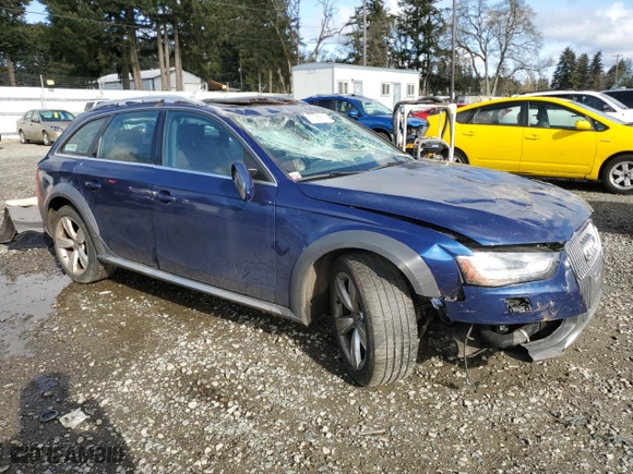 2013 Audi allroad Premium Plus with VIN WA1UFAFL5DA207758, listed as a Copart auction lot 52795515 with 0 mi miles and Salvage Title. Bid and sale history available at carsss.com. Image 4.