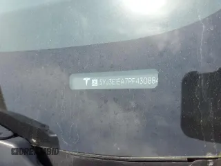 2023 Tesla Model 3 z VIN 5YJ3E1EA7PF430884, wystawiony jako Copart lot #57345625 z przebiegiem Nie podano mil oraz Szkoda całkowita • Salvage title. Historia ofert i sprzedaży dostępna na DreamBid. Obrazek 12.