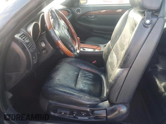 2008 Lexus SC 430 with VIN JTHFN45Y389018533, listed as a Copart auction lot 74909164 with Not provided miles and Non repairable. Bid and sale history available at DreamBid. Image 7.