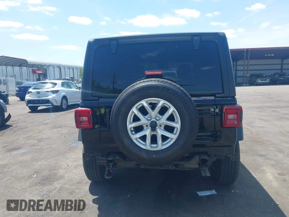 2023 Jeep Wrangler Sport S with VIN 1C4HJXDN5PW671167, listed as a IAAI auction lot 42176127 with 1,230 mi miles and . Bid and sale history available at DreamBid. Image 17.