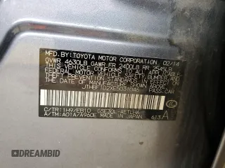 2014 Lexus IS 250 with VIN JTHBF1D2XE5031046, listed as a Copart auction lot 56917745 with 187,208 mi miles and Salvage title. Bid and sale history available at DreamBid. Image 12.