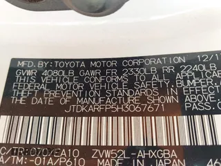 2017 Toyota Prius Plus with VIN JTDKARFP5H3067671, listed as a IAAI auction lot 41817936 with 69,155 mi miles and . Bid and sale history available at DreamBid. Image 9.