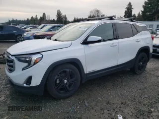 2018 GMC Terrain SLT with VIN 3GKALVEV3JL286898, listed as a Copart auction lot 87031804 with 112,185 mi miles and Salvage Title. Bid and sale history available at carsss.com. Image 1.