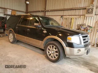2014 Ford Expedition Max XLT z VIN 1FMJK1H56EEF65587, wystawiony jako Copart lot #51513085 z przebiegiem 150 472 mil mil oraz Szkoda całkowita • Salvage title. Historia ofert i sprzedaży dostępna na DreamBid. Obrazek 4.