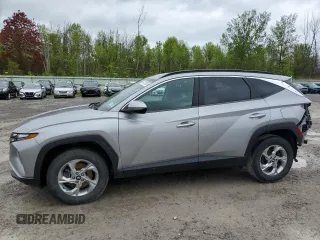2022 Hyundai Tucson Preferred z VIN KM8JBCAE9NU034203, wystawiony jako Copart lot #57416555 z przebiegiem 54 609 mil mil oraz Szkody całkowita. Historia ofert i sprzedaży dostępna na DreamBid. Obrazek 1.