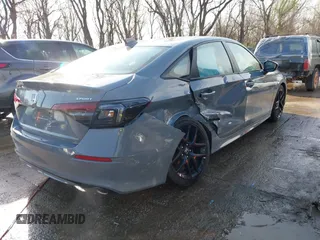 2025 Honda Civic Sport with VIN 2HGFE2F55SH529311, listed as a IAAI auction lot 41898987 with 2,873 mi miles and . Bid and sale history available at DreamBid. Image 4.