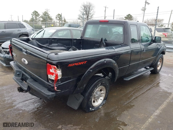 2010 Ford Ranger XL with VIN 1FTKR1EE3APA08191, listed as a IAAI auction lot 41271281 with 122,628 mi miles. Bid and sale history available at carsss.com. Image 4.