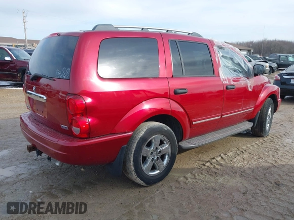 2006 Dodge Durango Limited with VIN 1D8HB58296F192784, listed as a IAAI auction lot 41792087 with 171,954 mi miles and . Bid and sale history available at DreamBid. Image 4.