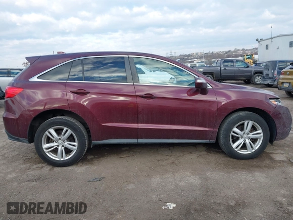 2013 Acura RDX with VIN 5J8TB4H37DL016960, listed as a IAAI auction lot 41423773 with 1 mi miles. Bid and sale history available at carsss.com. Image 12.