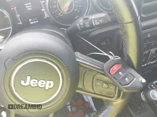 2021 Jeep Wrangler Unlimited Willys with VIN 1C4HJXDN1MW616467, listed as a IAAI auction lot 41791928 with 88,618 mi miles and . Bid and sale history available at DreamBid. Image 11.