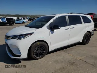 2024 Toyota Sienna LE with VIN 5TDCSKFC3RS120969, listed as a Copart auction lot 72953254 with 17,172 mi miles and Salvage Title. Bid and sale history available at carsss.com. Image 1.