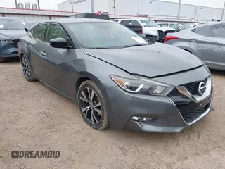 2017 Nissan Maxima SV with VIN 1N4AA6AP0HC432538, listed as a IAAI auction lot 41885882 with 91,474 mi miles and . Bid and sale history available at DreamBid. Image 1.