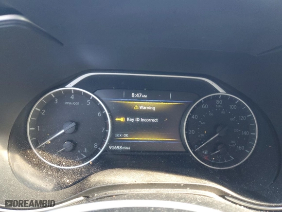 2018 Nissan Maxima SL with VIN 1N4AA6AP3JC401810, listed as a Copart auction lot 48596865 with 91,698 mi miles and Salvage Title. Bid and sale history available at carsss.com. Image 9.
