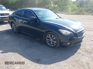 2012 Infiniti M with VIN JN1BY1AP3CM330962, listed as a IAAI auction lot 42130578 with 235,278 mi miles and . Bid and sale history available at DreamBid. Image 1.