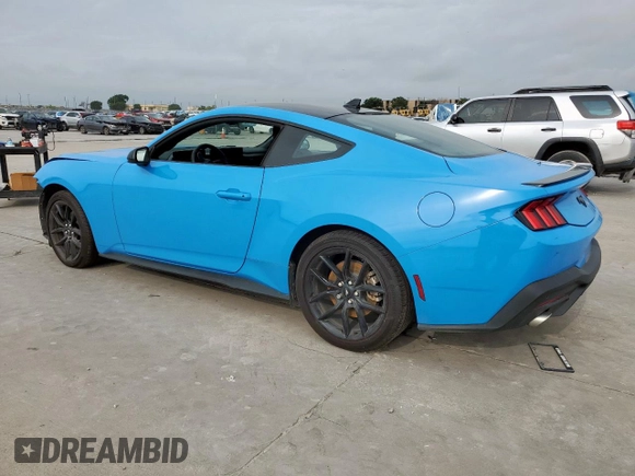 2024 Ford Mustang EcoBoost with VIN 1FA6P8TH9R5112694, listed as a Copart auction lot 59167655 with 21,547 mi miles and Salvage title. Bid and sale history available at DreamBid. Image 2.