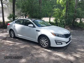 2015 Kia Optima EX with VIN 5XXGN4A75FG416779, listed as a IAAI auction lot 42642416 with 145,683 mi miles and . Bid and sale history available at DreamBid. Image 1.