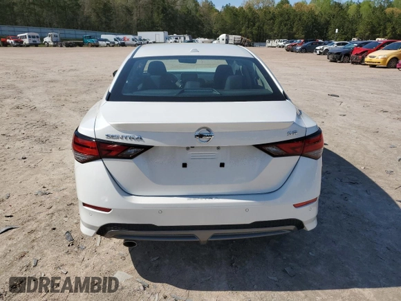 2023 Nissan Sentra SR with VIN 3N1AB8DV1PY325133, listed as a Copart auction lot 52385105 with 28,310 mi miles and Salvage Title. Bid and sale history available at DreamBid. Image 6.