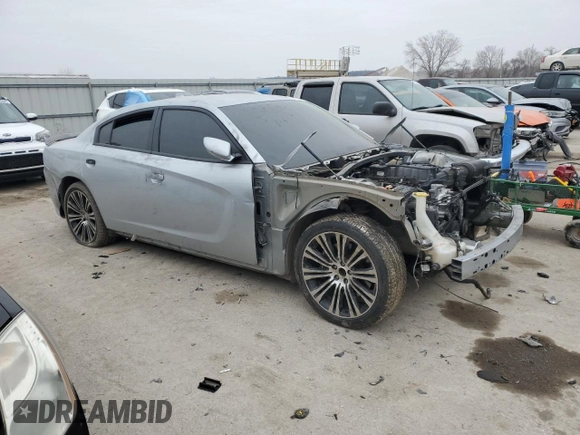 2019 Dodge Charger Scat Pack with VIN 2C3CDXGJ9KH668049, listed as a Copart auction lot 44797165 with Not Provided miles and Salvage Title. Bid and sale history available at DreamBid. Image 4.
