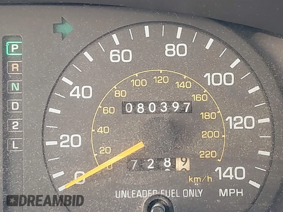 1994 Toyota Camry LE with VIN 4T1SK12EXRU374215, listed as a IAAI auction lot 41581093 with 80,397 mi miles. Bid and sale history available at carsss.com. Image 15.