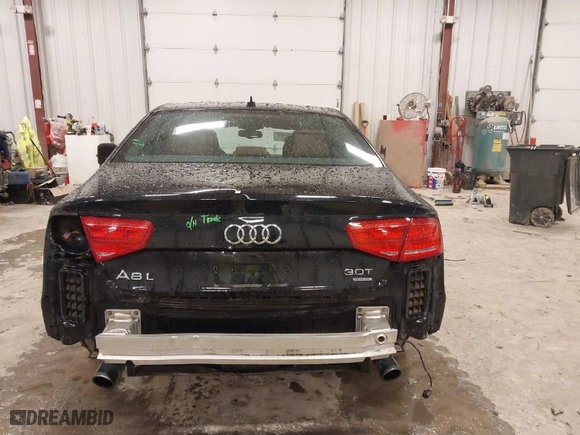 2013 Audi A8 L 3.0L with VIN WAURGAFD4DN002603, listed as a IAAI auction lot 41474881 with 117,220 mi miles. Bid and sale history available at carsss.com. Image 16.