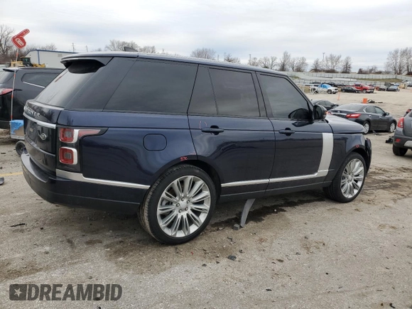 2019 Land Rover Range Rover HSE с VIN SALGS2SV2KA521580, выставлен на аукционе Copart как лот 44055845 с пробегом 51 534 миль миль и Списание • Salvage title. История ставок и продаж доступна на DreamBid. Изображение 3.