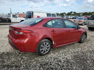 2021 Toyota Corolla LE with VIN 5YFEPMAE0MP256959, listed as a Copart auction lot 46864335 with 58,912 mi miles and Salvage Title. Bid and sale history available at carsss.com. Image 3.