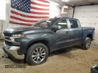 2021 Chevrolet Silverado 1500 LT z VIN 1GCUYDET6MZ204436, wystawiony jako Copart lot #48663855 z przebiegiem 48 832 mil mil oraz Szkoda całkowita • Salvage title. Historia ofert i sprzedaży dostępna na DreamBid. Obrazek 1.