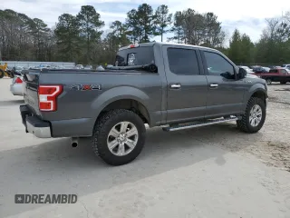 2018 Ford F-150 XL with VIN 1FTEW1EG1JFA92296, listed as a Copart auction lot 45866275 with 165,015 mi miles and Clean Title. Bid and sale history available at carsss.com. Image 3.