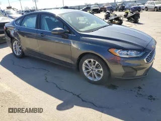 2020 Ford Fusion SE with VIN 3FA6P0HD0LR258137, listed as a Copart auction lot 47182274 with 54,077 mi miles and Salvage Title. Bid and sale history available at carsss.com. Image 4.