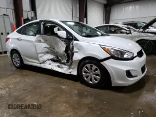 2016 Hyundai Accent SE with VIN KMHCT4AE8GU026740, listed as a Copart auction lot 68616972 with 44,726 mi miles. Bid and sale history available at carsss.com. Image 4.