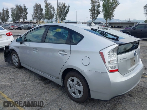 2010 Toyota Prius II with VIN JTDKN3DU7A0230967, listed as a IAAI auction lot 41896710 with 103,451 mi miles. Bid and sale history available at carsss.com. Image 3.