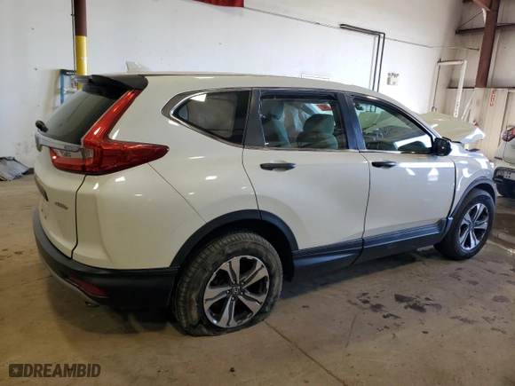 2018 Honda CR-V LX with VIN 2HKRW6H38JH212950, listed as a Copart auction lot 49747085 with 0 mi miles and Salvage Title. Bid and sale history available at carsss.com. Image 3.
