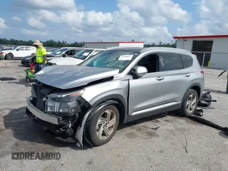 2022 Hyundai Santa Fe SEL with VIN 5NMS34AJXNH393589, listed as a IAAI auction lot 41908857 with 22,661 mi miles and . Bid and sale history available at DreamBid. Image 16.