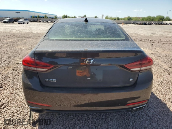 2015 Hyundai Genesis 3.8L with VIN KMHGN4JE9FU048868, listed as a Copart auction lot 71912294 with 125,107 mi miles and Clean Title. Bid and sale history available at carsss.com. Image 6.