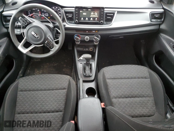 2020 Kia Rio LX with VIN 3KPA24AD4LE358737, listed as a Copart auction lot 65795064 with 27,195 mi miles and Salvage Title. Bid and sale history available at carsss.com. Image 8.