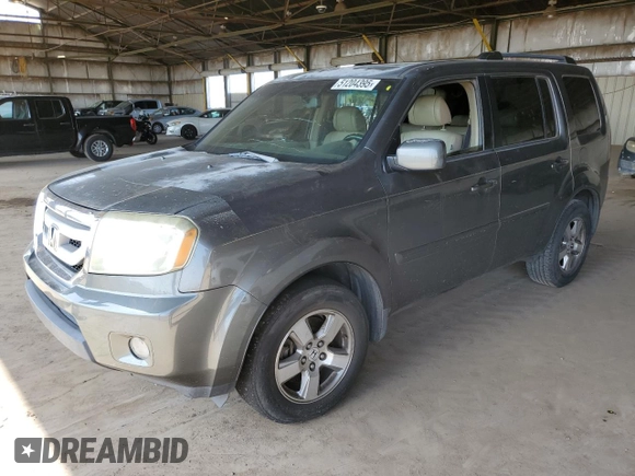 2009 Honda Pilot EX-L with VIN 5FNYF48609B017784, listed as a Copart auction lot 51204395 with 221,801 mi miles and Salvage Title. Bid and sale history available at carsss.com. Image 1.