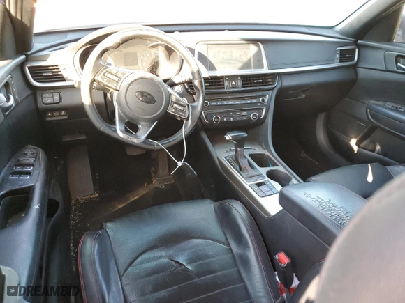 2019 Kia Optima SX with VIN 5XXGW4L20KG315190, listed as a Copart auction lot 87968565 with 99,161 mi miles and Salvage Title. Bid and sale history available at carsss.com. Image 8.