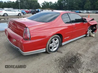 2004 Chevrolet Monte Carlo SS Supercharged with VIN 2G1WZ151749295657, listed as a Copart auction lot 62006735 with 131,660 mi miles and Salvage title. Bid and sale history available at DreamBid. Image 3.
